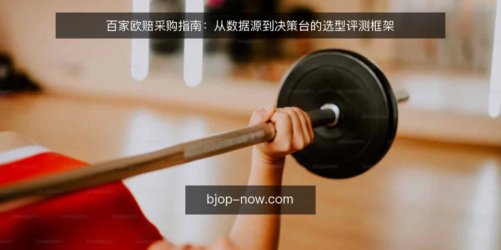 百家欧赔采购指南：从数据源到决策台的选型评测框架 — 明确需求：先定义你的使用场景 配图