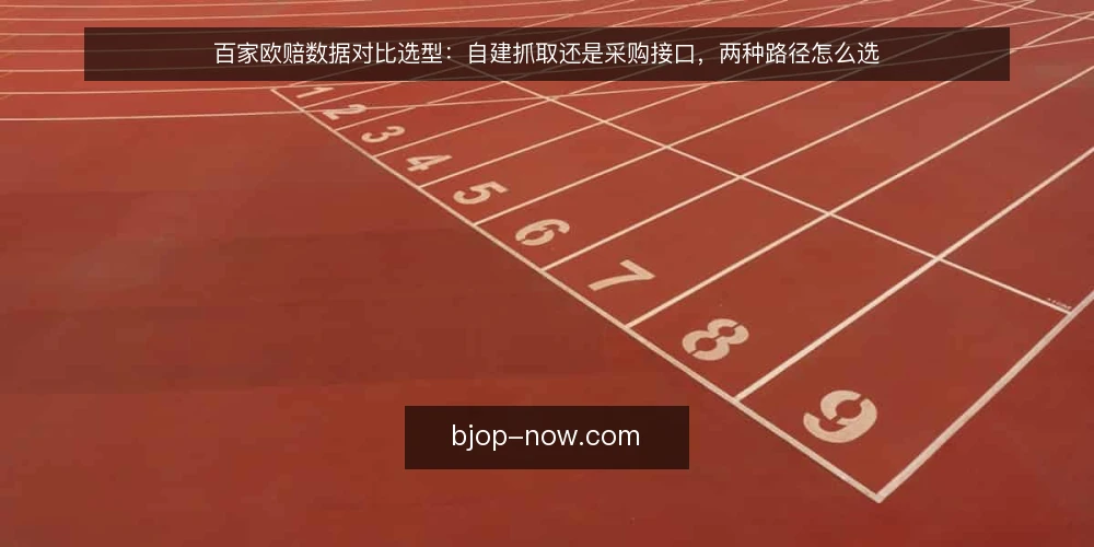 百家欧赔数据对比选型：自建抓取还是采购接口，两种路径怎么选 — 先明确对比的评估标准 配图
